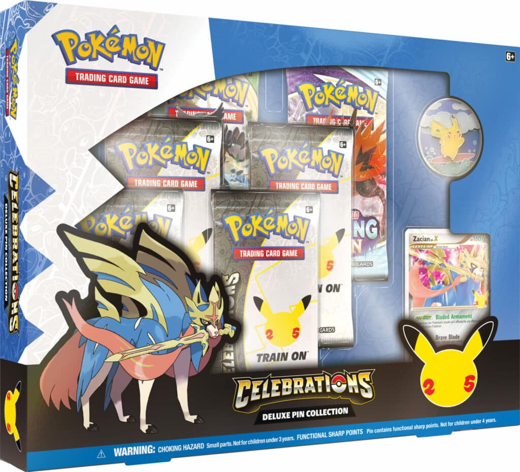 Pokémon TCG Celebrations Deluxe Pin Collection Box [PREORDER] (Ships
