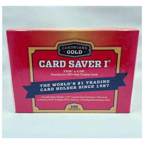 Cardboard Gold Card Saver 2 Box